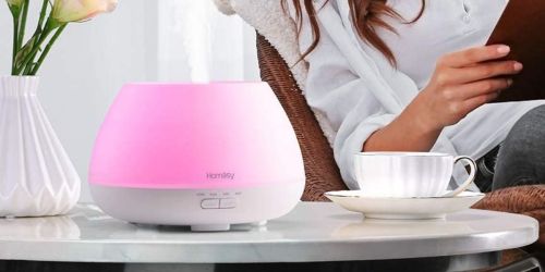 Color-Changing Diffuser & Six Essential Oils Only $22 Shipped on Amazon | Awesome Gift Idea