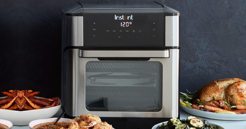 Instant Vortex Pro 10-Quart Air Fryer sitting on a kitchen counter