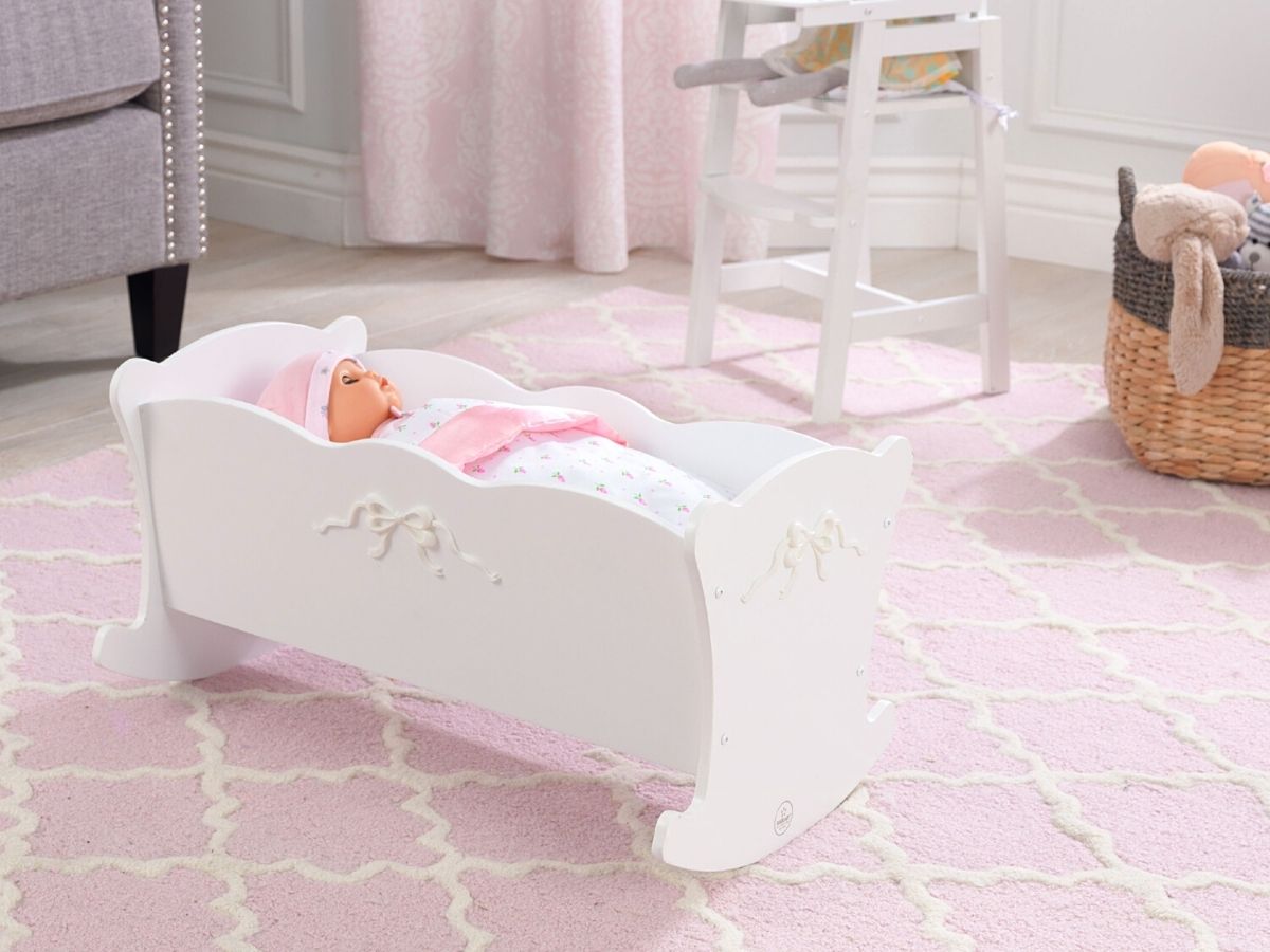 target wooden doll crib