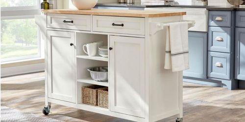 40% Off Home Depot Kitchen Storage + Free Shipping | Rolling Kitchen Carts from $63 Shipped