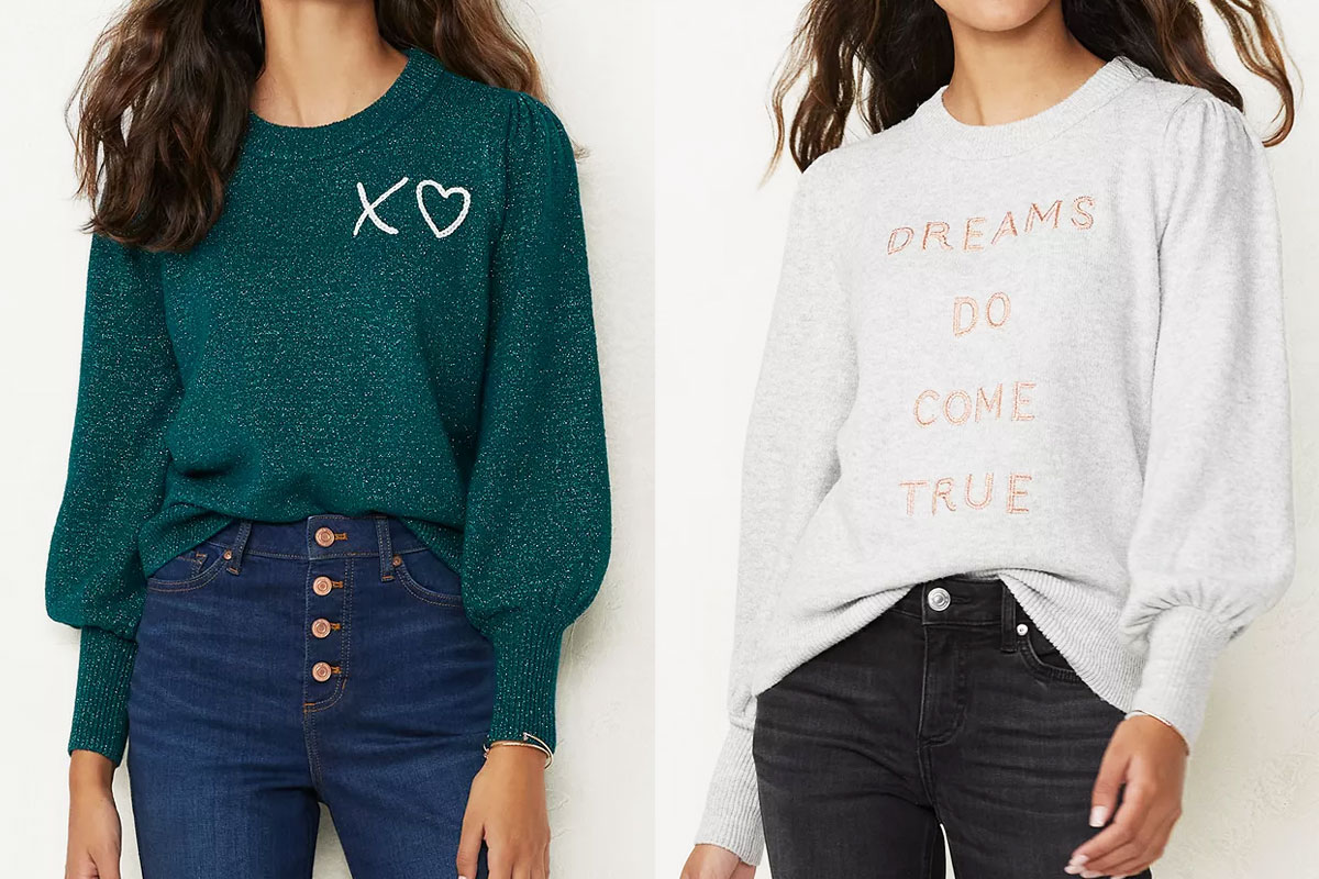 lauren conrad xo sweater