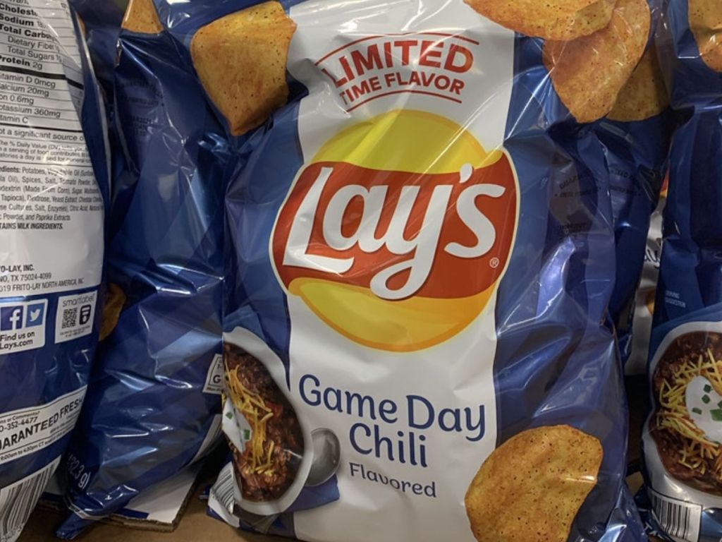 Lay's game day chili chips