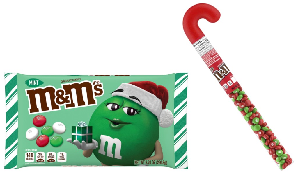 M&M's holiday candy items