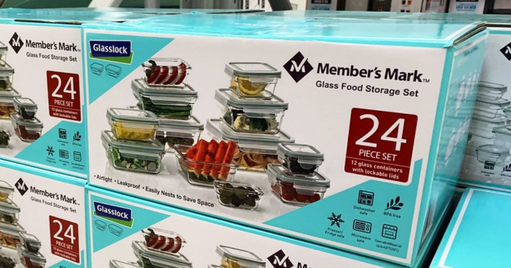 member's mark glass food storage sets at sam's club