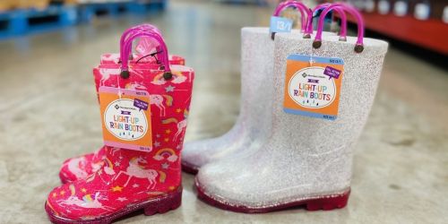 Member’s Mark Light-Up Kids Rain Boots Only $11.98 at Sam’s Club