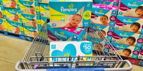 Sam’s Club January Instant Savings | $10 Off Two Pampers Diapers or Wipes & $8 Off Two Huggies Diapers