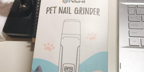 Electric Dog Nail Grinder w/ Manual Clippers Only $11.94 on Amazon