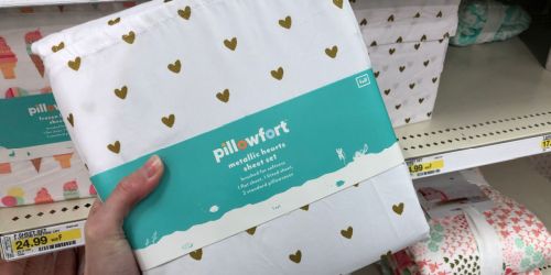 Pillowfort Hearts Sheet Set Only $11 at Target (Regularly $20)