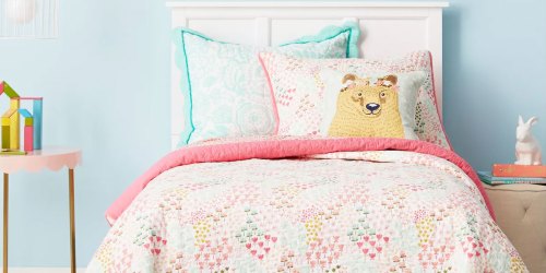 Pillowfort Quilt from $24.99 on Target.com (Regularly $50) | 50% Off Bedding & Decor