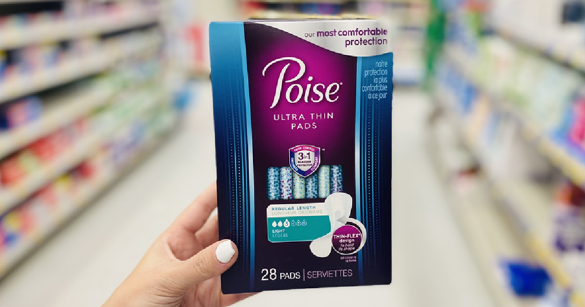 Better Than FREE Poise Ultra Thin Pads After Cash Back at Walmart