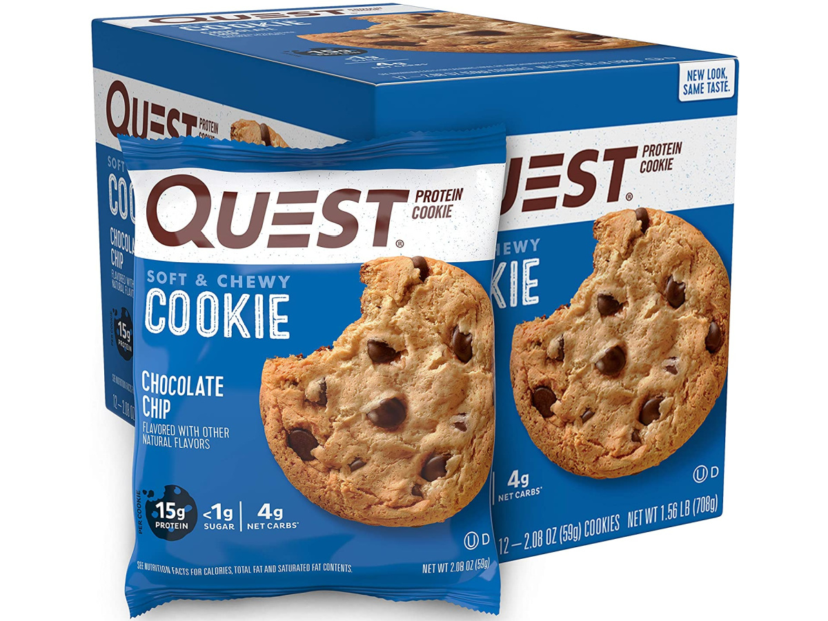 Quest Nutrition 12-Count Chocolate Chip Protein Cookies