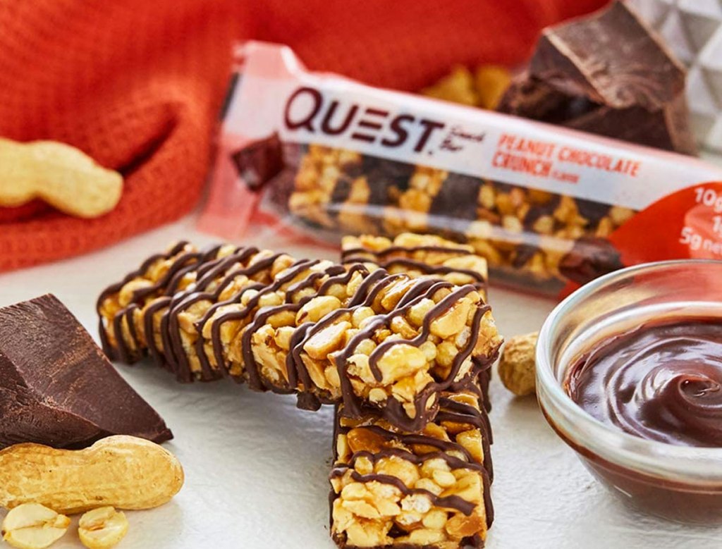 quest peanut butter chocolate snack bar