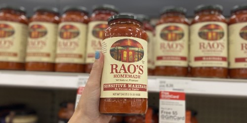 New $1/1 Rao’s Coupon = Over 40% Off Pasta Sauce After Target Gift Card | Keto-Friendly