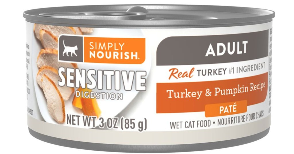 Simply Nourish Wet Cat Food Cans Just 27¢ + Free Store Pickup at