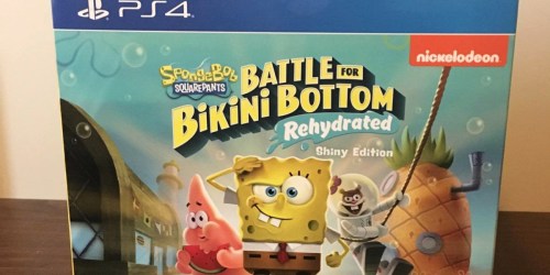 Spongebob Squarepants PS4 Game Bundle Only $55.18 Shipped on Amazon (Regularly $150) | Includes Figurine, Socks & More