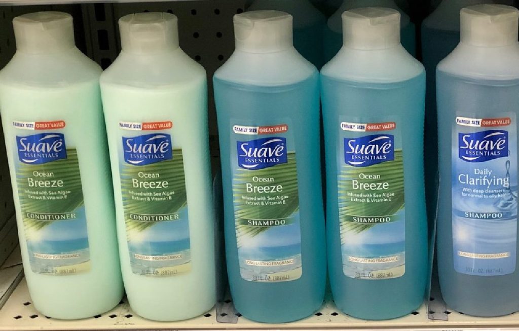 Suave Shampoo And Conditioner 30oz Bottles Only 34¢ Each At Walgreens