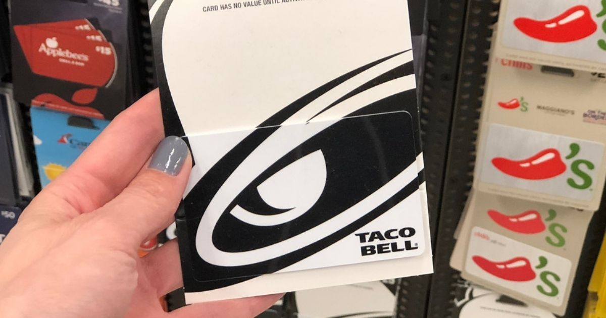 Taco Bell Gift Card - fast food hacks