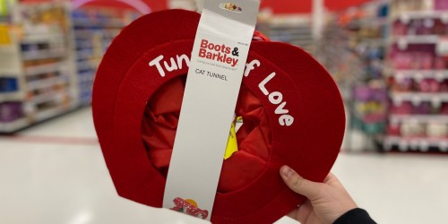 Valentine’s Day Heart Cat Tunnel Only $12.99 at Target | In-Store & Online