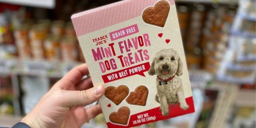 Celebrate Valentine’s Day with Heart-Shaped Dog Treats from Trader Joe’s