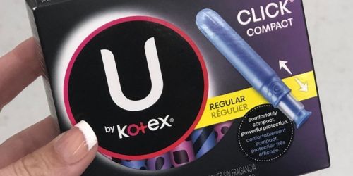 U by Kotex Compact Tampons 45-Count Only $4.94 Shipped on Amazon