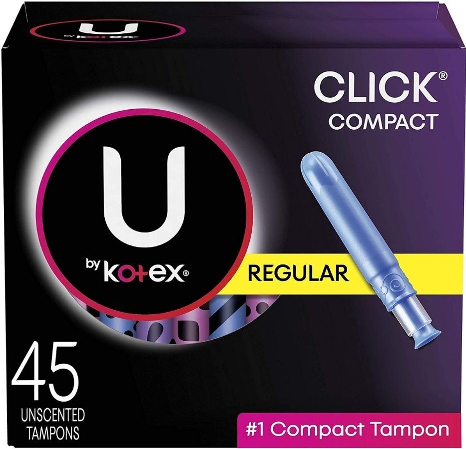45 count U by Kotex Compact Tampons