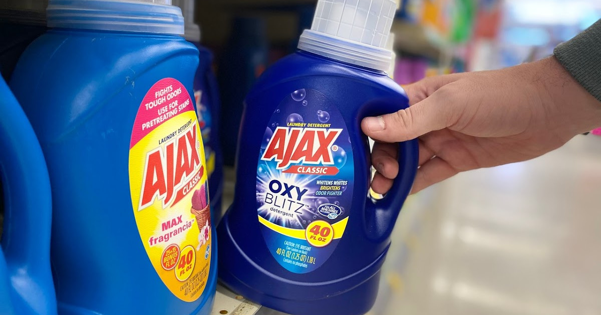 Ajax laundry deals detergent