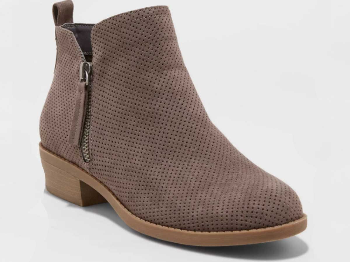 gray booties target