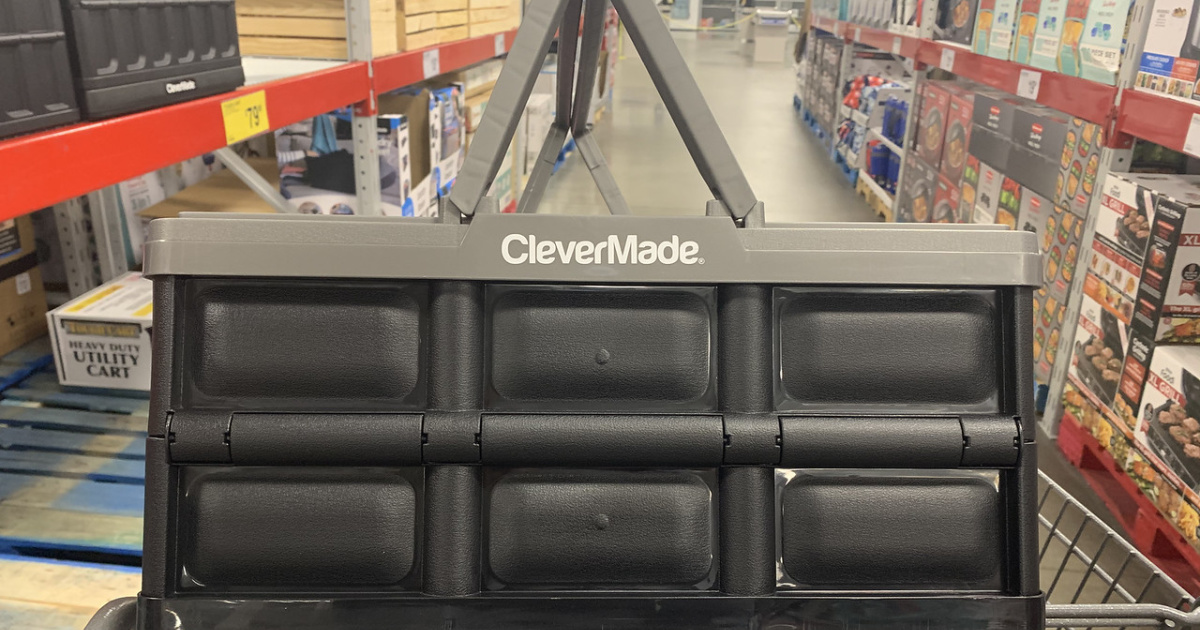 Clevermade Collapsible Crate Only 8.98 at Sam's Club Stackable