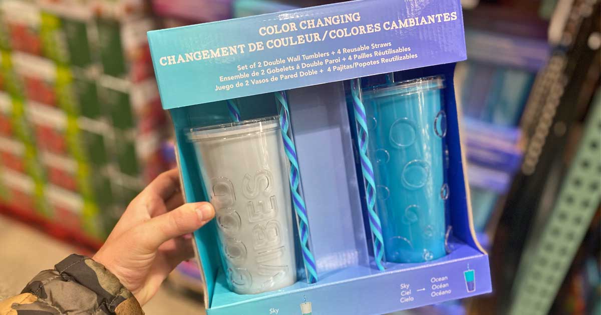 Reusable Color Changing Tumbler Twin Pack Possibly Just 9.99 at Costco