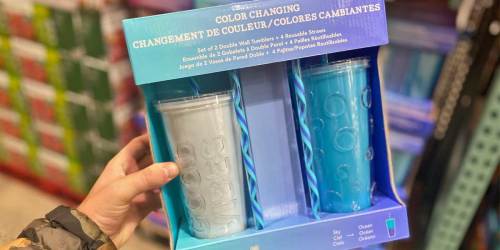 Reusable Color Changing Tumbler Twin Pack Possibly Just $9.99 at Costco (Regularly $17) | Includes Straws & Lids