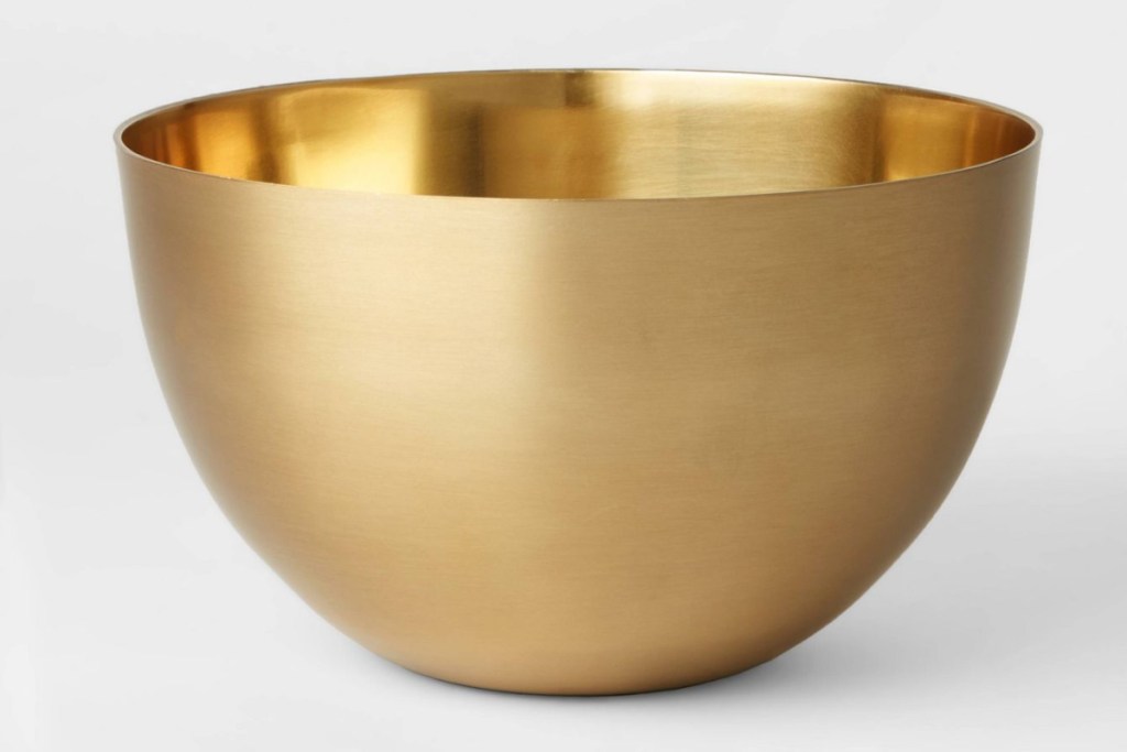 gold mixing bowl