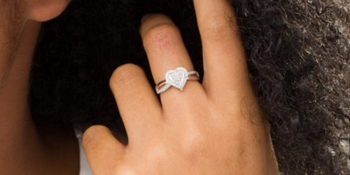 Zales Diamond Accent Heart Ring Only $29.99 Shipped (Regularly $119)