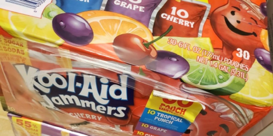 Kool-Aid Jammers Tropical Punch Variety 30-Count Just $5.82 Shipped on Amazon