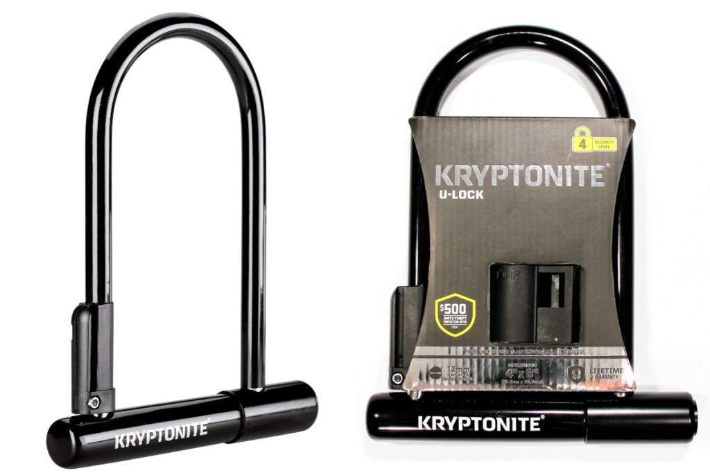 kryptonite bike lock in package two anges