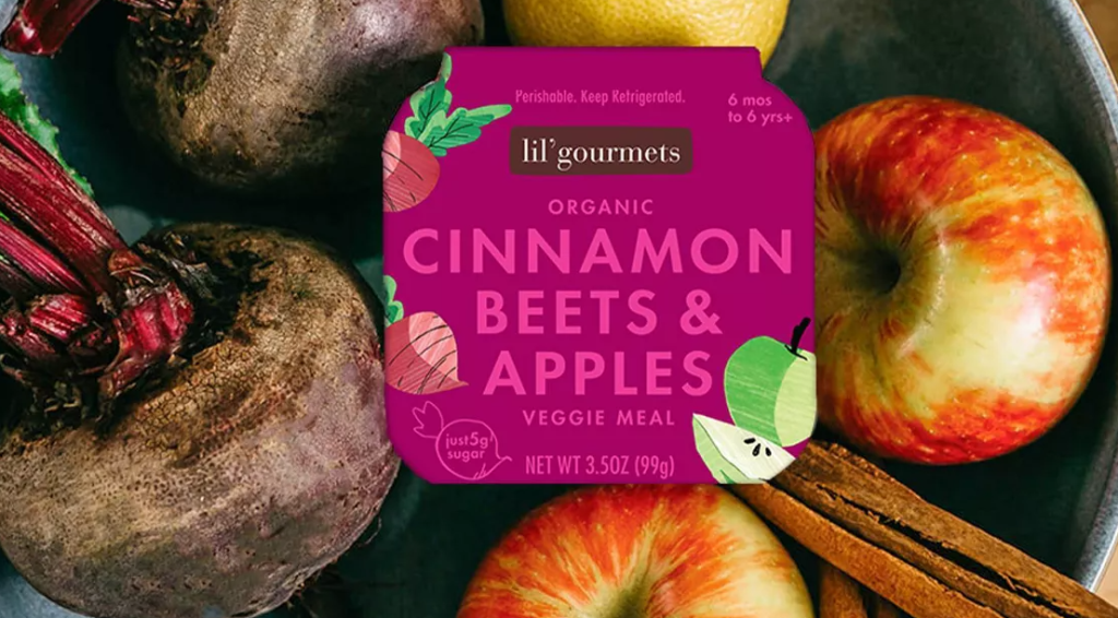 lil gourmets cinnamon beets and apples