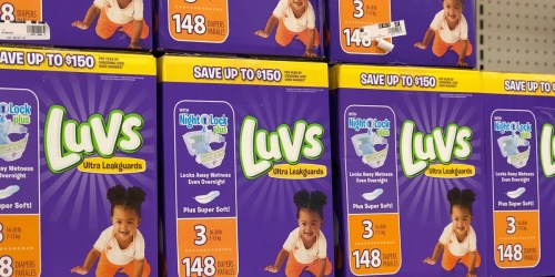 Luvs Diapers 198-Count Box + Pampers 336-Count Wipes Just $32 Shipped on Amazon