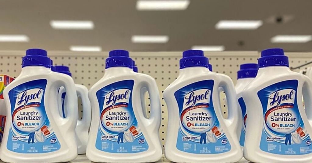 Lysol Laundry Detergent Additive 90oz Bottle Only 9.47 Shipped on