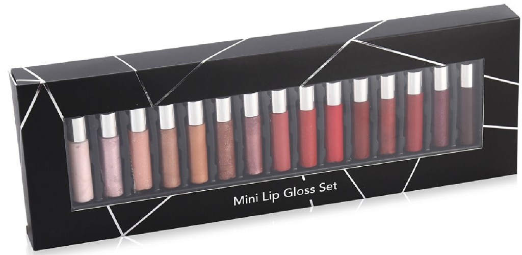 mini lip gloss set in package