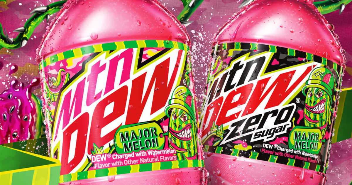 Mtn Dew Unveils Major Melon Its First New Flavor in Over a Decade