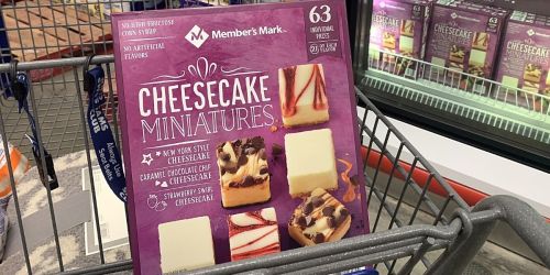 Cheesecake Minis 63-Count Box from $11.98 on SamsClub.com