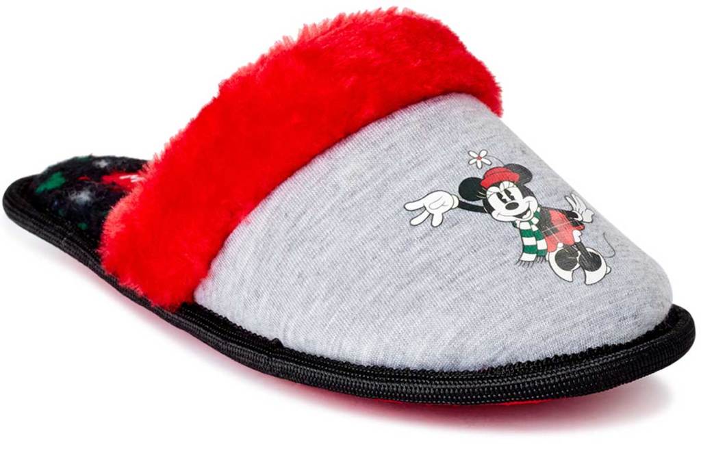 girls holiday slip on slippers