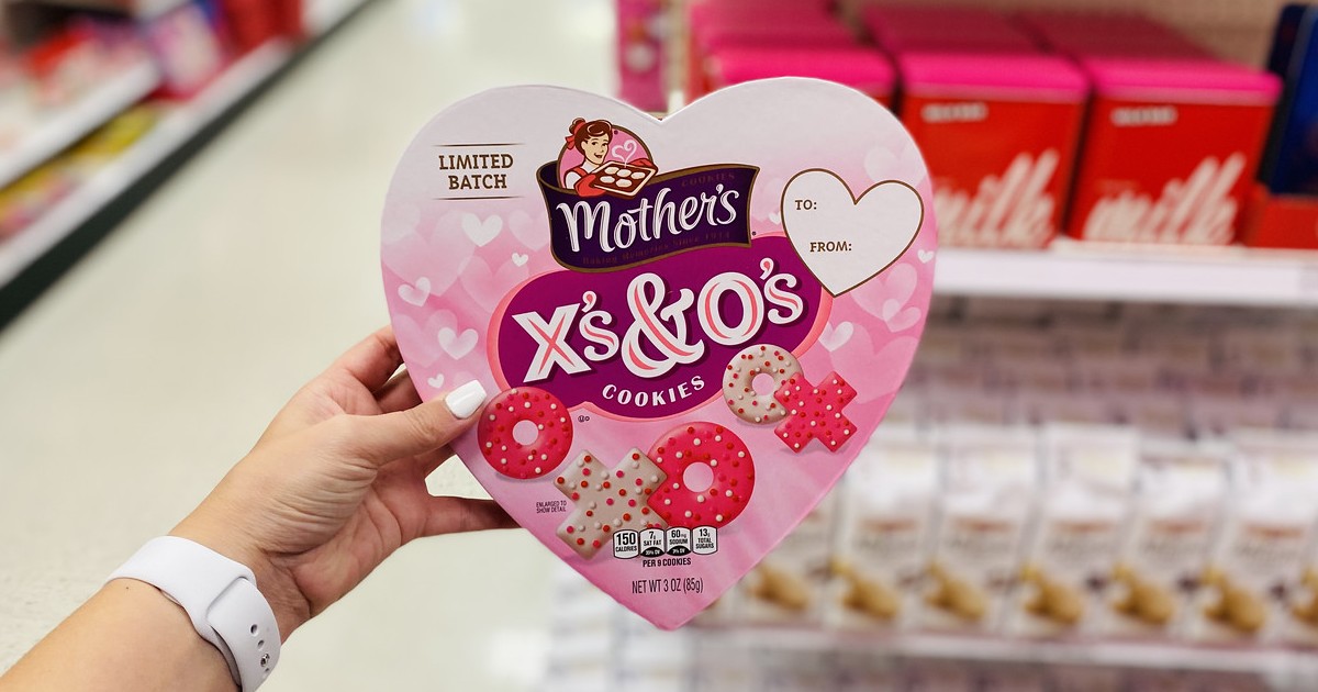 Candy! Give Your Valentine a HeartShaped Box of Mother's X's & O's Cookies