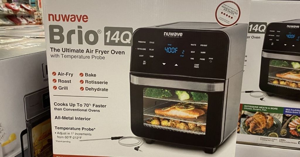nuwave Brio Air Fryer Oven box