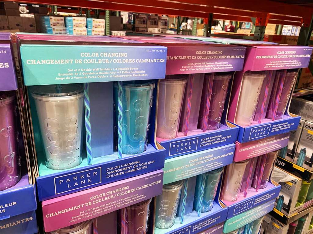 color changing tumblers in packages at costco