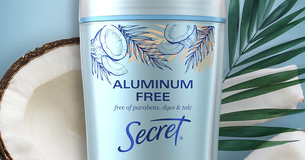secret aluminum free deodorant