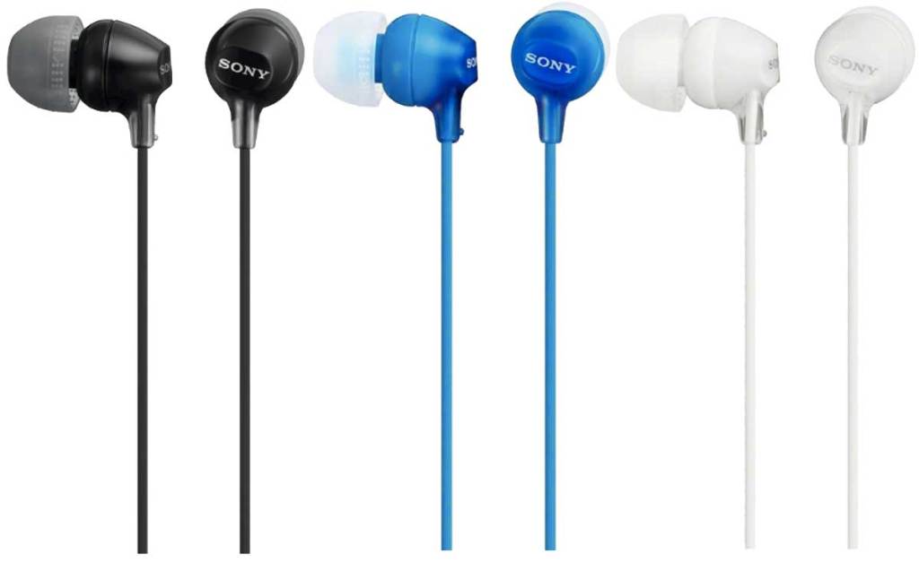 stock image of in ear headphones