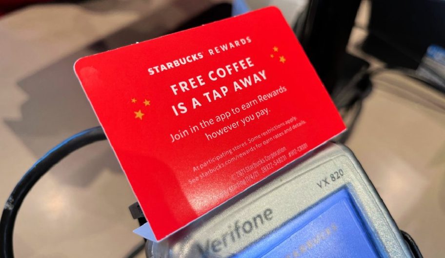 Starbucks Rewards Sign-On Card Reader