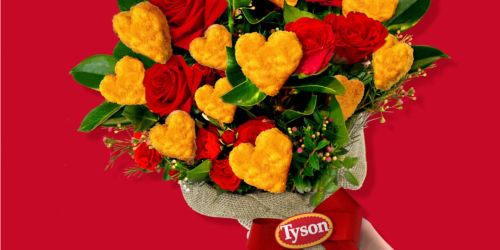 Give Your Valentine a Bouquet of Tyson’s Chicken Nuggets + Enter to Win $5000 & Limited Edition Heart-Shaped Nuggets!
