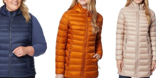 32 Degrees Women’s Puffer Vests & Down Coats from $20 on Macy’s.com (Regularly $80+) | Includes Plus Size