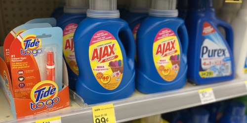 Ajax Laundry Detergent Only 99¢ at Walgreens | Great Donation Item